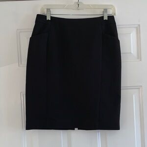 Black pencil skirt
